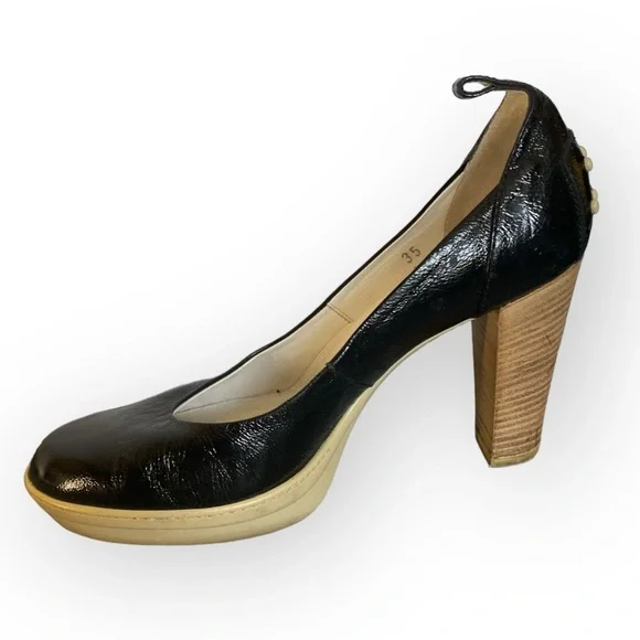 H8 TODs Aspen Patent Leather Heels​ - Picture 4 of 11